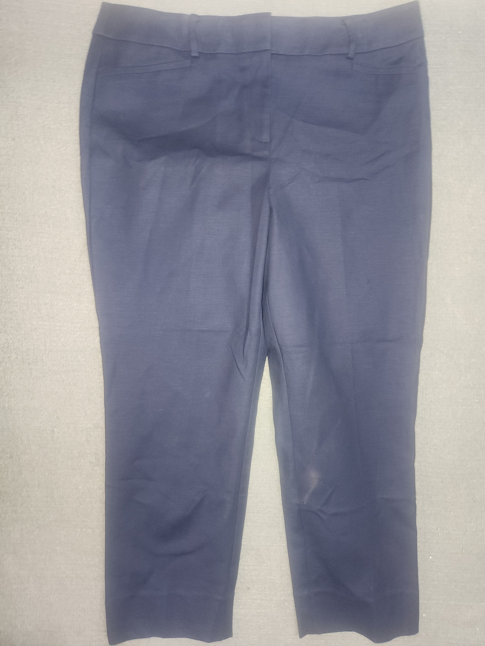 Classic Navy Straight-Leg Dress Pants - Women's